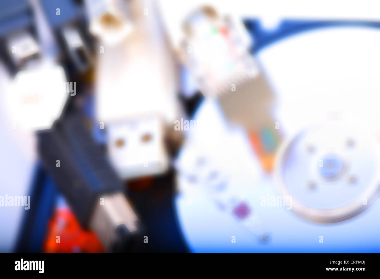 Hors focale hardisk Banque D'Images