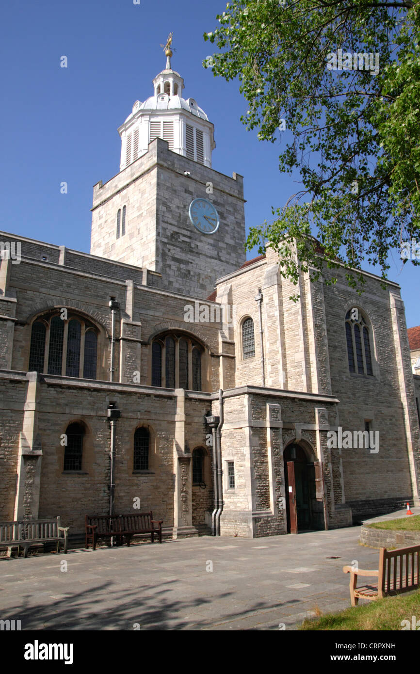 La Cathédrale de Portsmouth Hampshire Banque D'Images