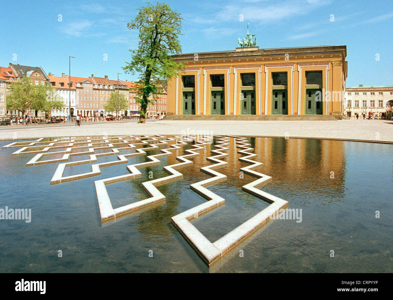Le Musée Thorvaldsen à Copenhague Banque D'Images