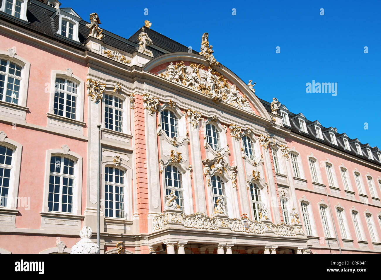 Aile sud du Palais du Prince-électeur de Trèves en Allemagne. Banque D'Images