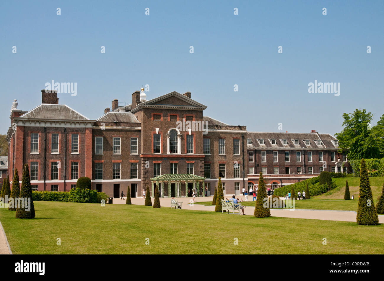 La nouvelle transformation de l'entrée et terrains à Kensington Palace. Banque D'Images