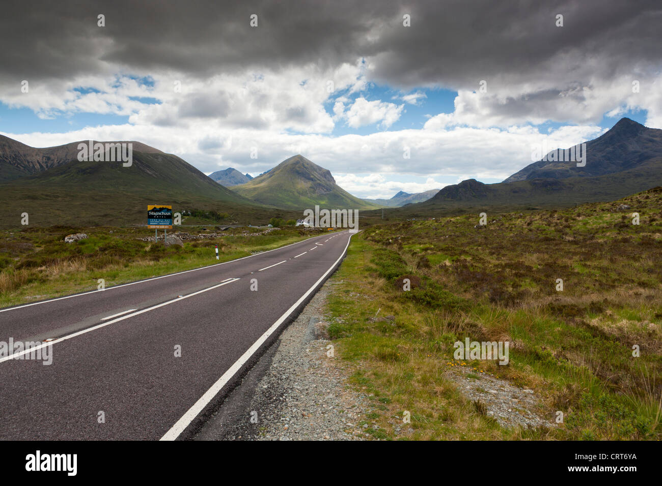 Glamaig Cuillin Hills, près de Sligachan, Ile de Skye, Ecosse, Europe Banque D'Images