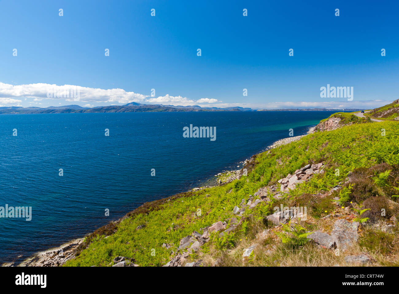 Son intérieur vers l'île de Raasay, Wester Ross dans le nord-ouest des Highlands d'Écosse, Royaume-Uni, Europe Banque D'Images