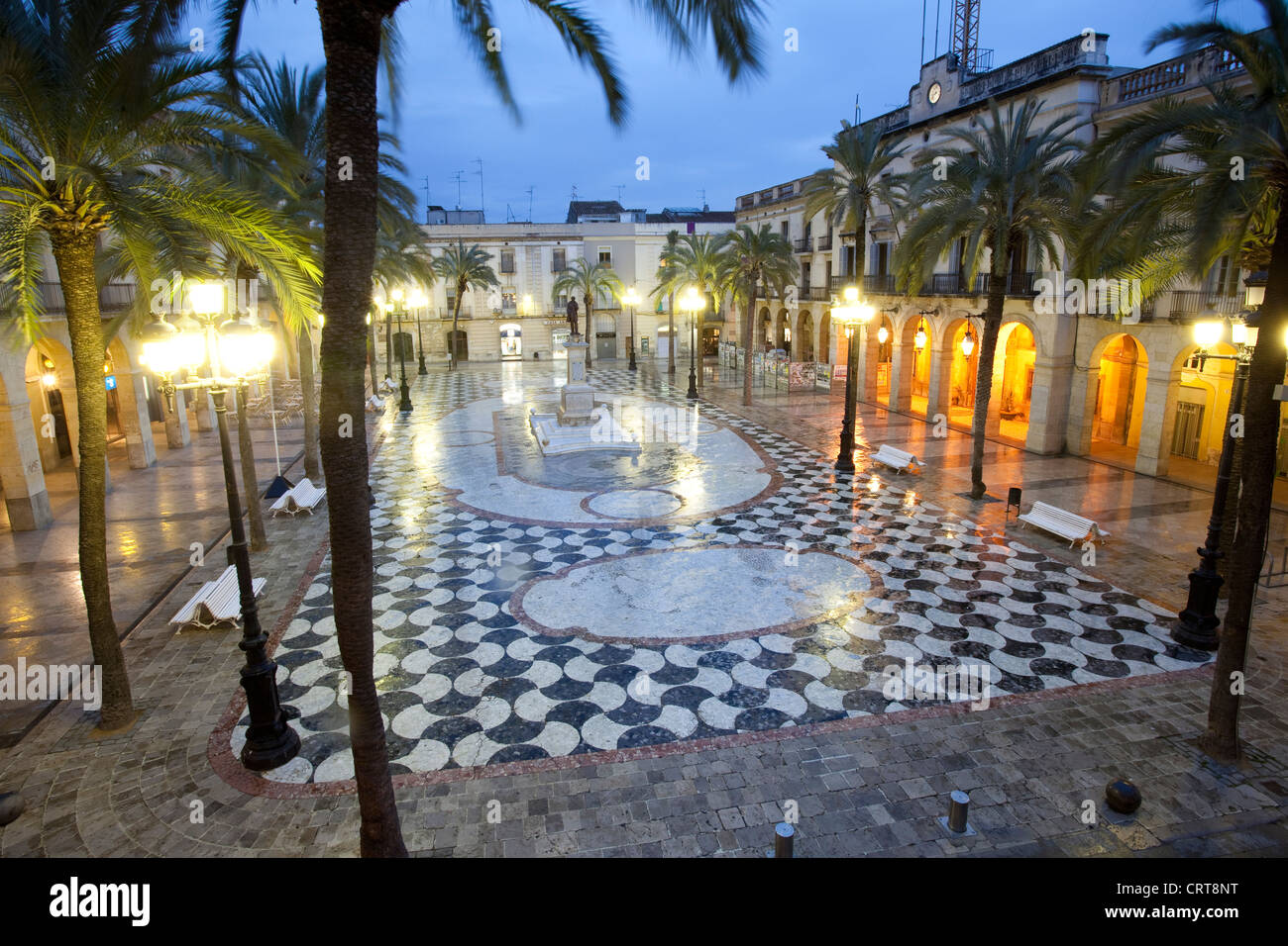 La Plaça de la Vila de Vilanova i la Geltrú Photo Stock Alamy
