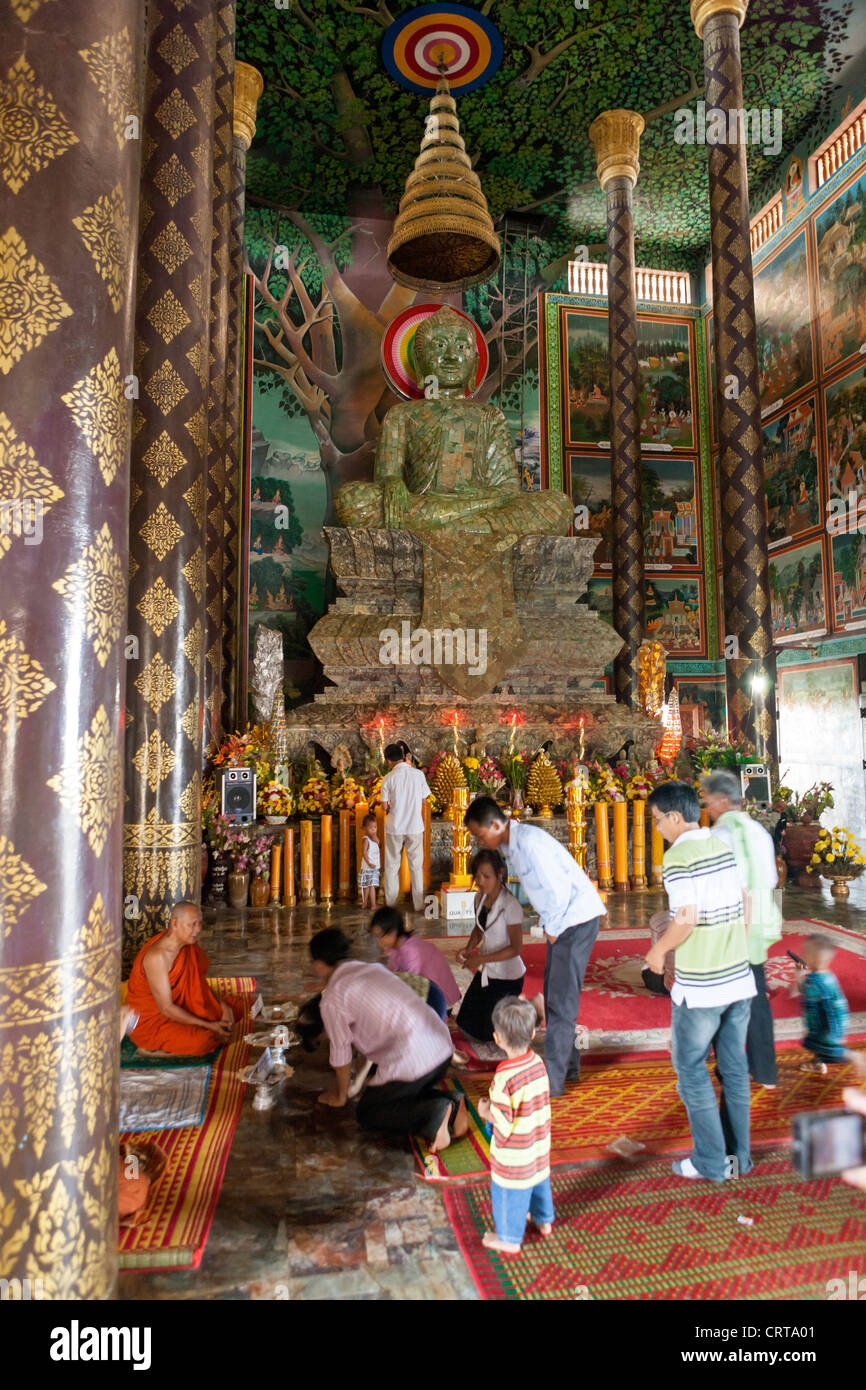 Vue intérieure du Temple Prasat Nokor Vimean Sour, Temple, province de Phnom Penh, Cambodge, Asie Banque D'Images
