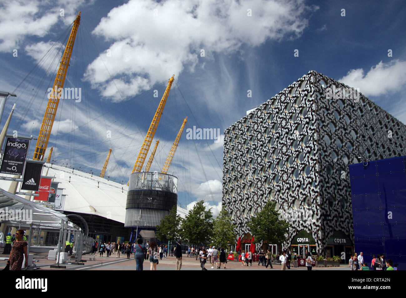 L'O2 Arena à Londres North Greenwich Banque D'Images