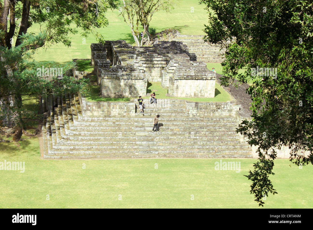 Ruines de Copán Banque D'Images