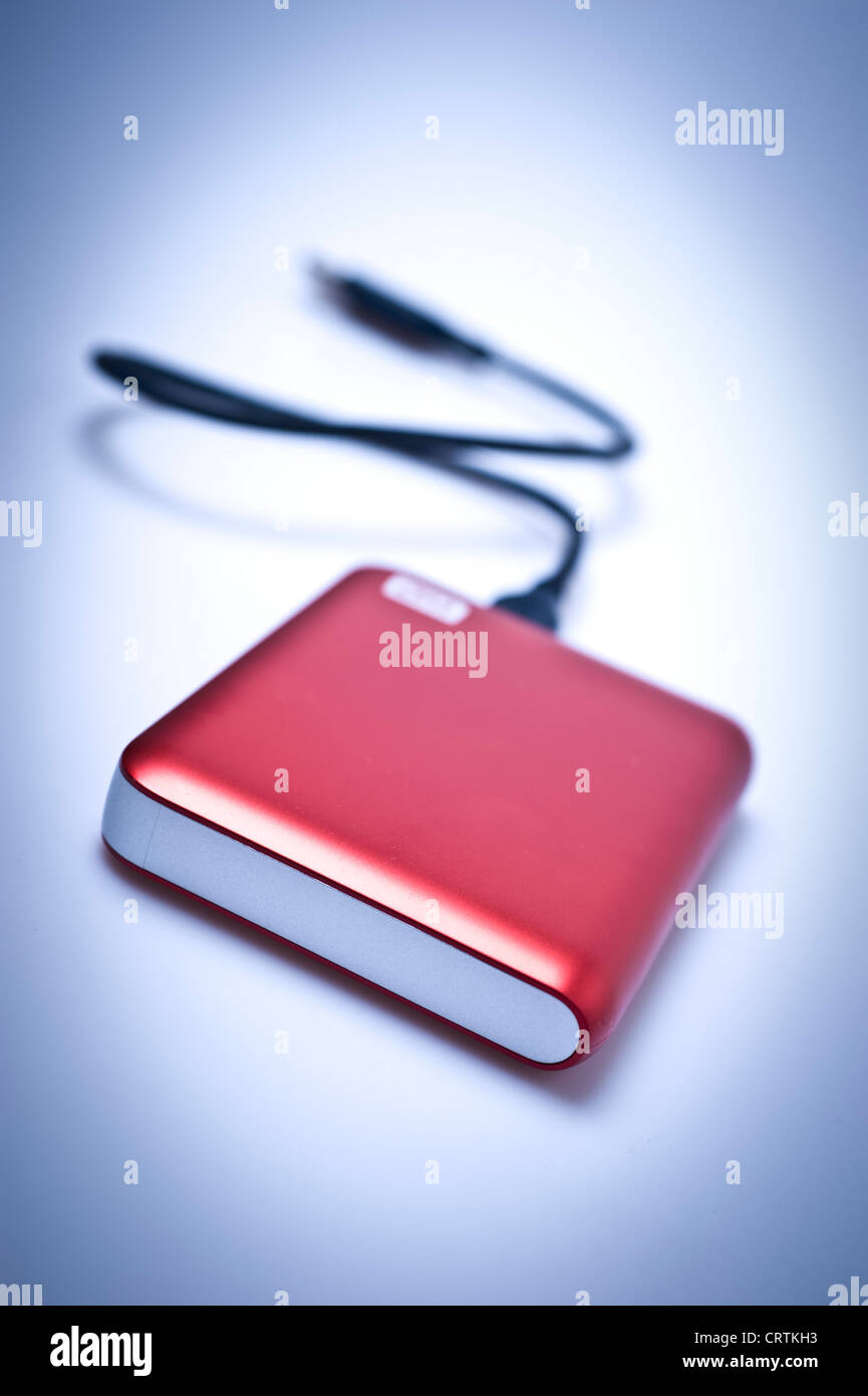 Disque dur USB externe pour le stockage et sauvegarde Banque D'Images