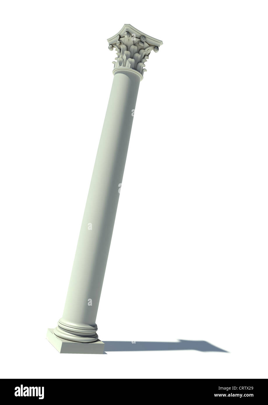 La colonne corinthienne Banque D'Images