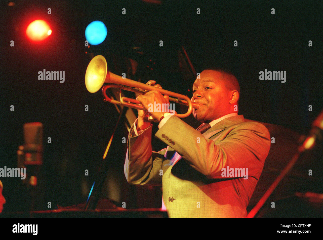 Le trompettiste de jazz Winton Marsallis Banque D'Images