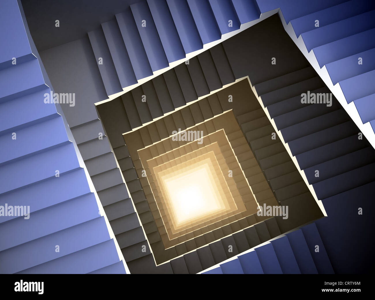 En colimaçon Banque D'Images