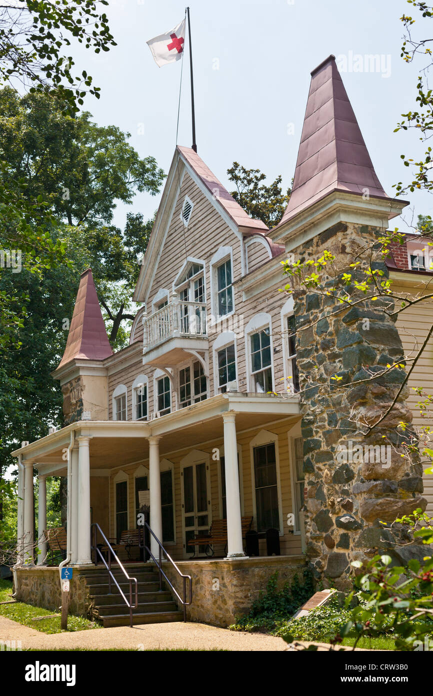 Clara Barton National Historic Site, Glen Echo, Maryland Banque D'Images
