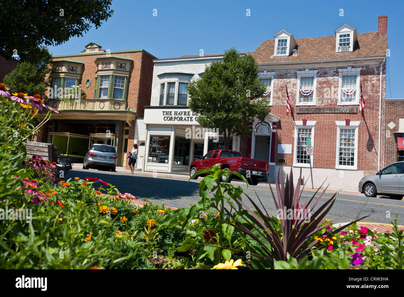Havre de Grace, la baie de Chesapeake, au Maryland Banque D'Images