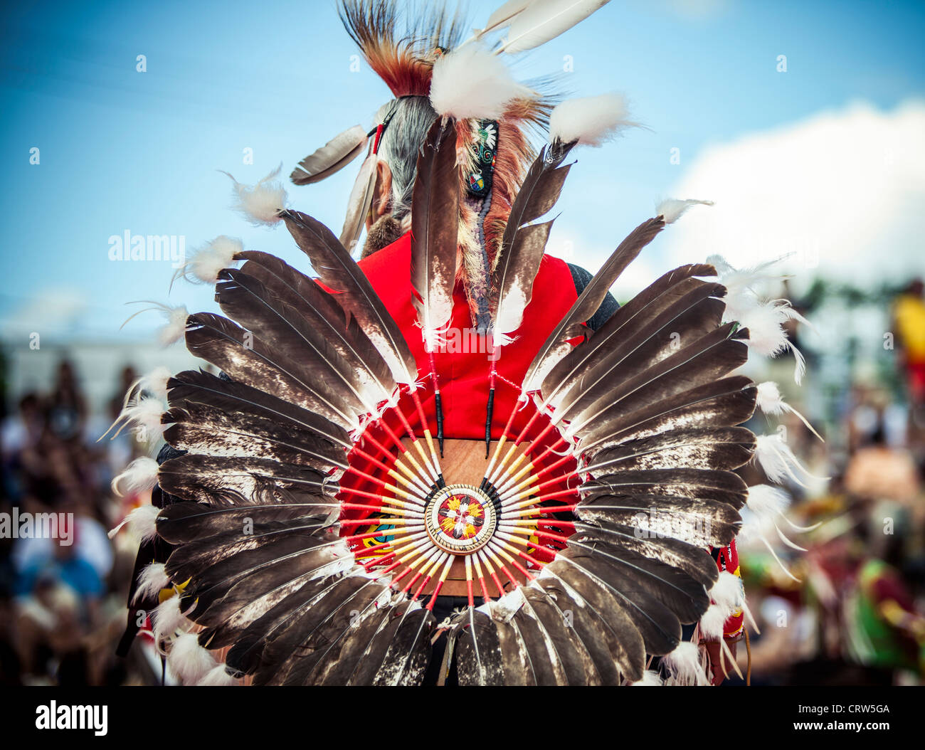 Native American Pow-wow de Wendake event 2012 Banque D'Images