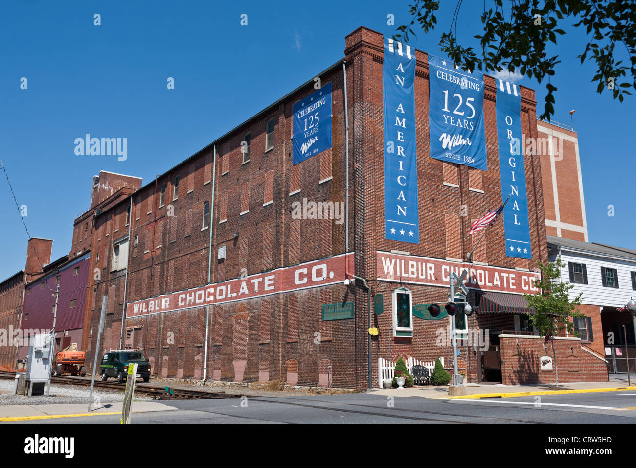 Wilbur Chocolate Company, Lititz, comté de Lancaster, Pennsylvanie Banque D'Images