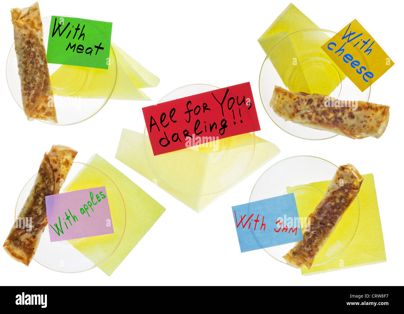 Pour beignets darling Banque D'Images
