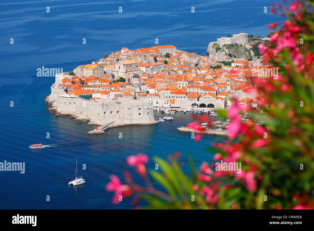 Vieille ville de Dubrovnik Banque D'Images
