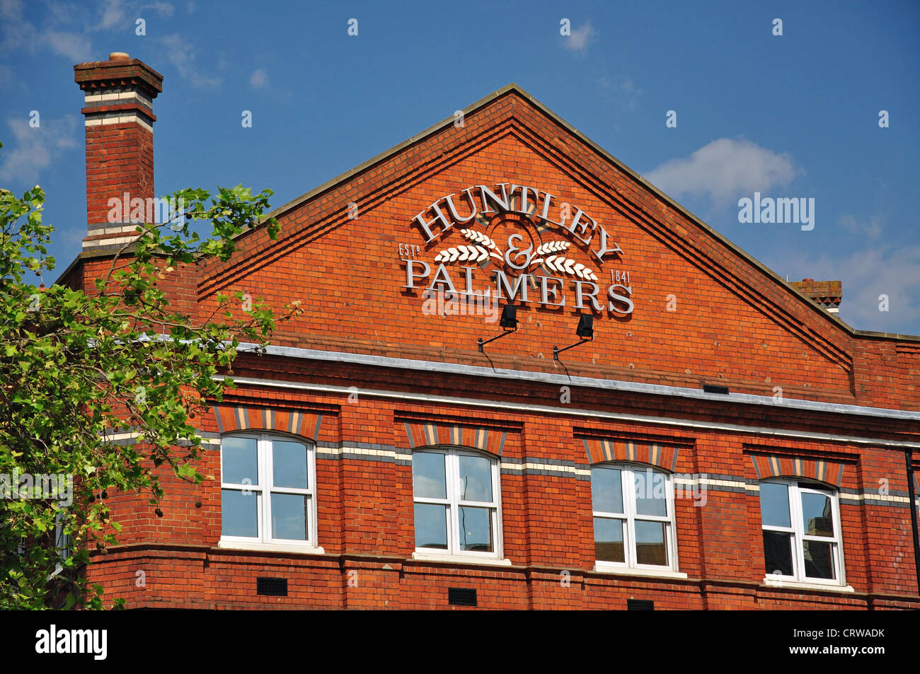 Huntley & Palmers usine désaffectée, bâtiment Travaux Gaz Road, Reading, Berkshire, Angleterre, Royaume-Uni Banque D'Images