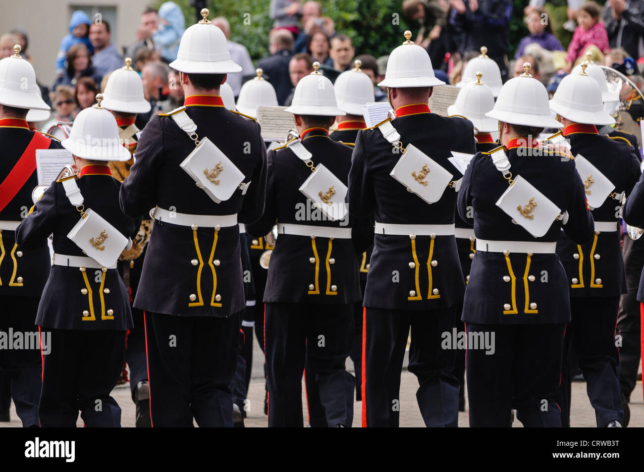 Royal Marines band Banque D'Images