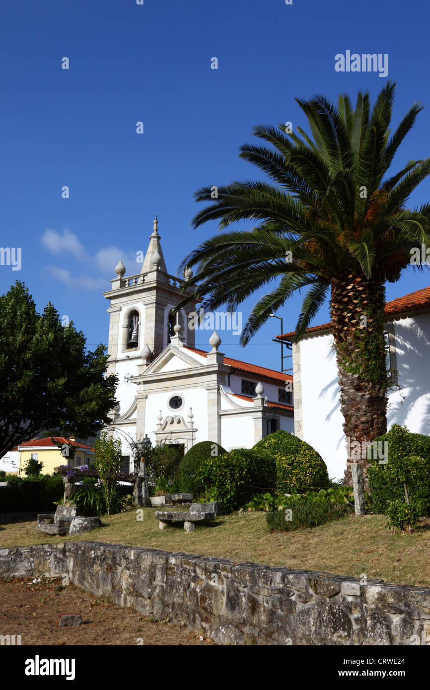 Igreja Matriz , Vila Praia de Ancora , le nord du Portugal Banque D'Images