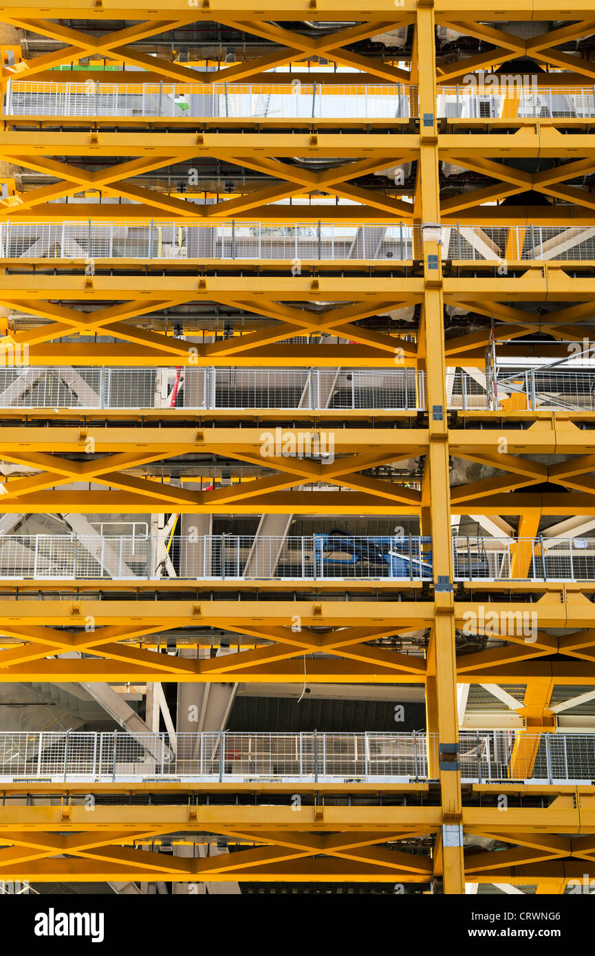 Plates-formes de construction . Pinnacle, Londres, Angleterre Banque D'Images