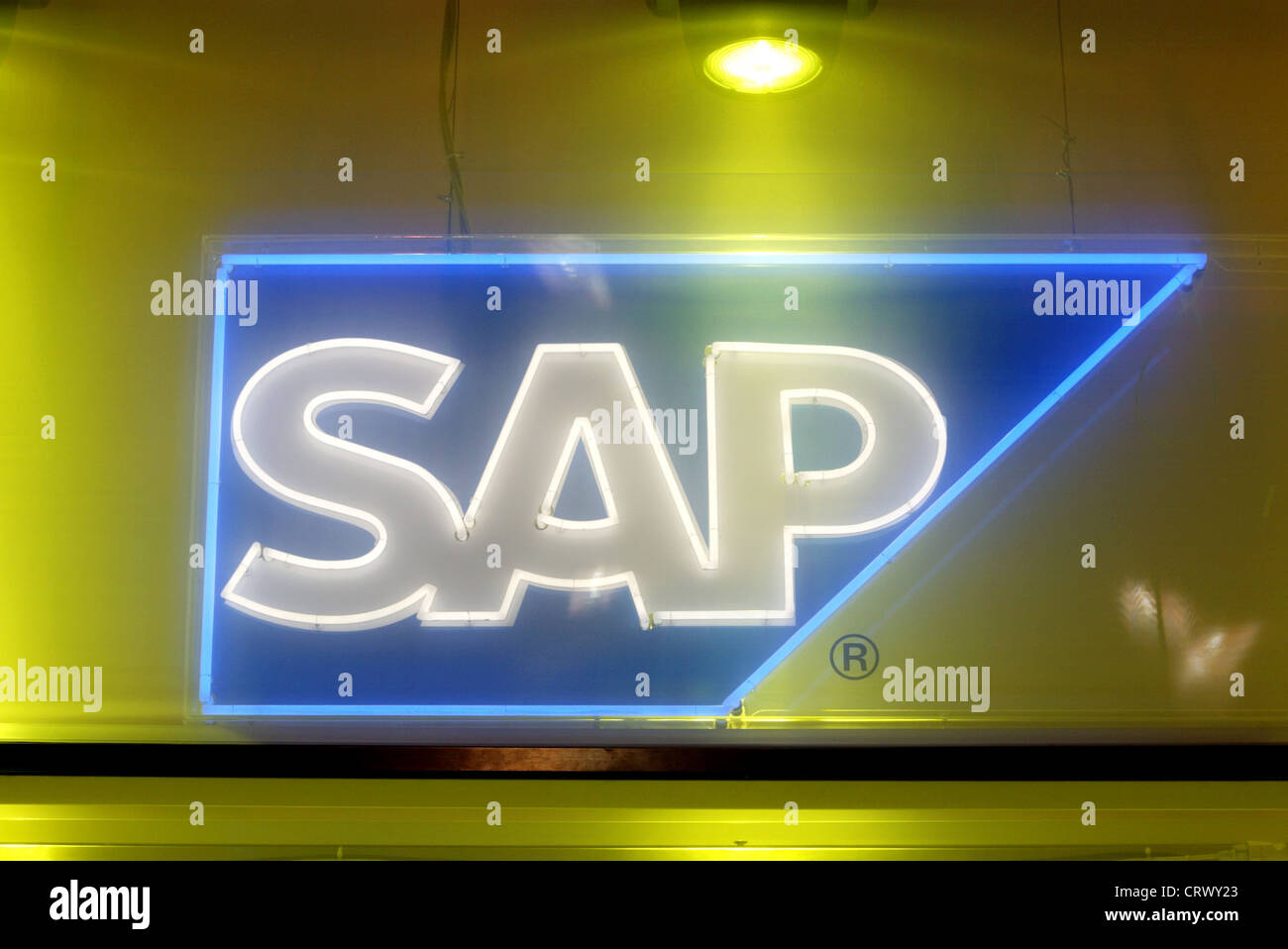 Logo de l'entreprise de SAP AG Banque D'Images