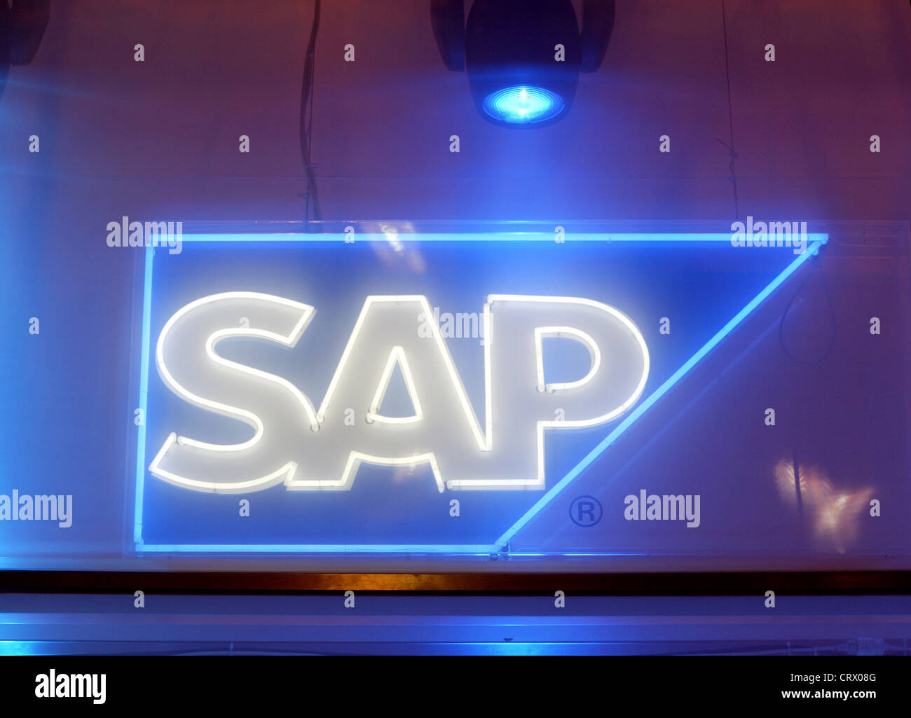 Logo de l'entreprise de SAP AG Banque D'Images