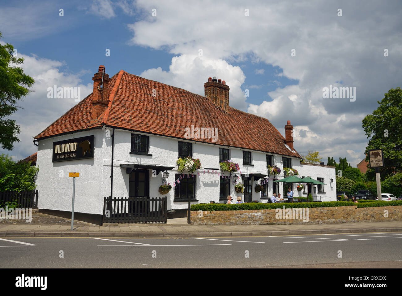 Wildwood à la Old Bear, Cobham, Riverhill, Surrey, Angleterre, Royaume-Uni Banque D'Images