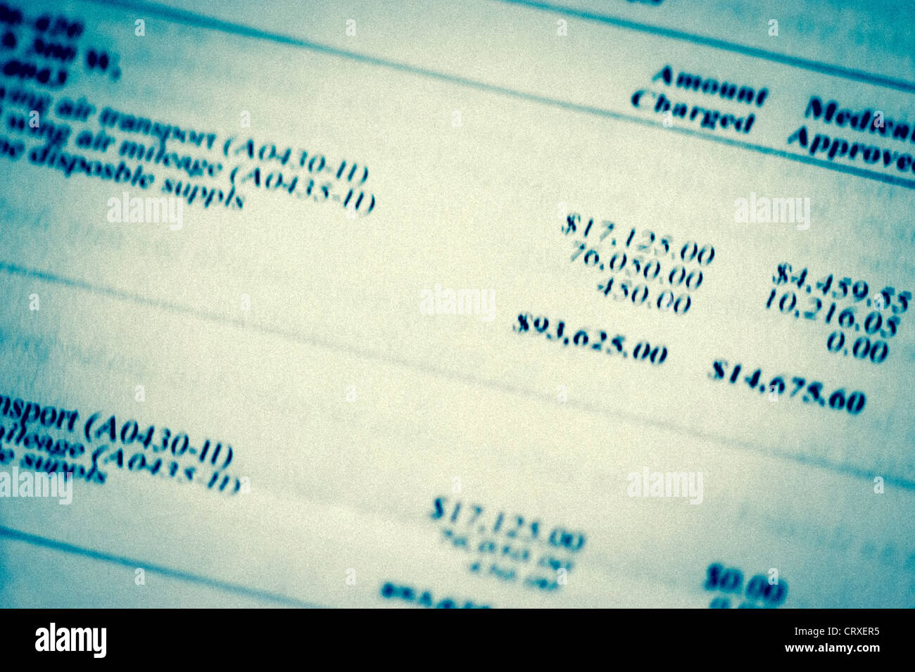 Projet de loi sur les transports médicaux, Alaska, USA Banque D'Images