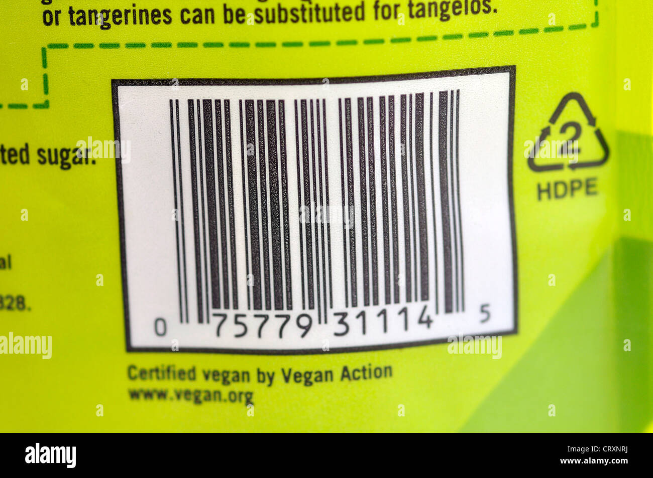 Code Barres Sur Emballage Pour Les Produits Alimentaires