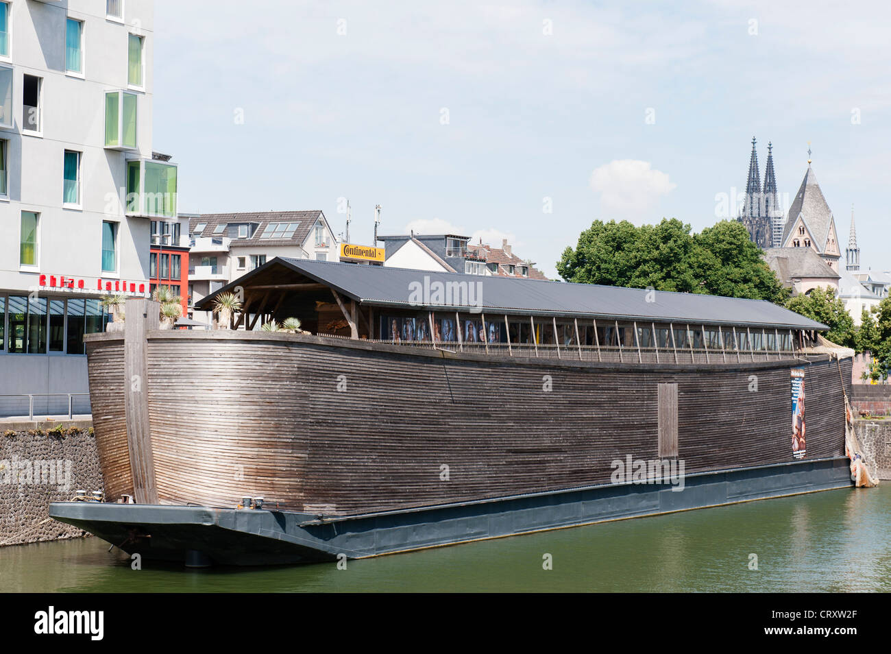 L'extérieur de l'arche de Noé n'relligious attraction touristique dans le district de Rheinauhafen Cologne Allemagne Banque D'Images