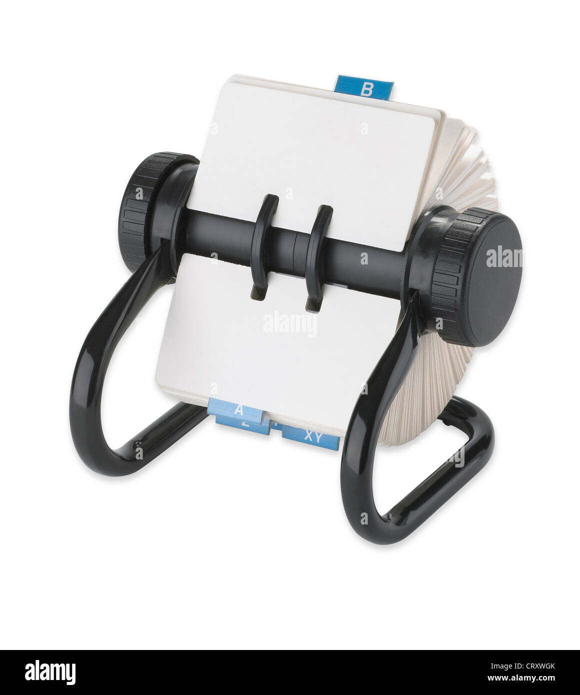 Classificateur à Cartes Rolodex Mini - Noir - Parfait Pour Fiches Et Contacts - 24 Onglets A-Z