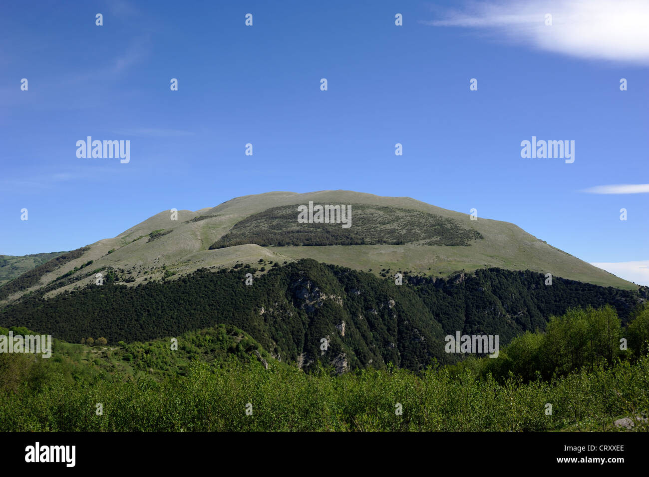 Italie, Basilicate, Parc National Appennino Lucano, Mont Raparo Banque D'Images