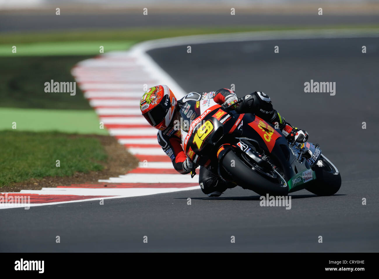 Alvaro Bautista, moto gp 2012 Banque D'Images