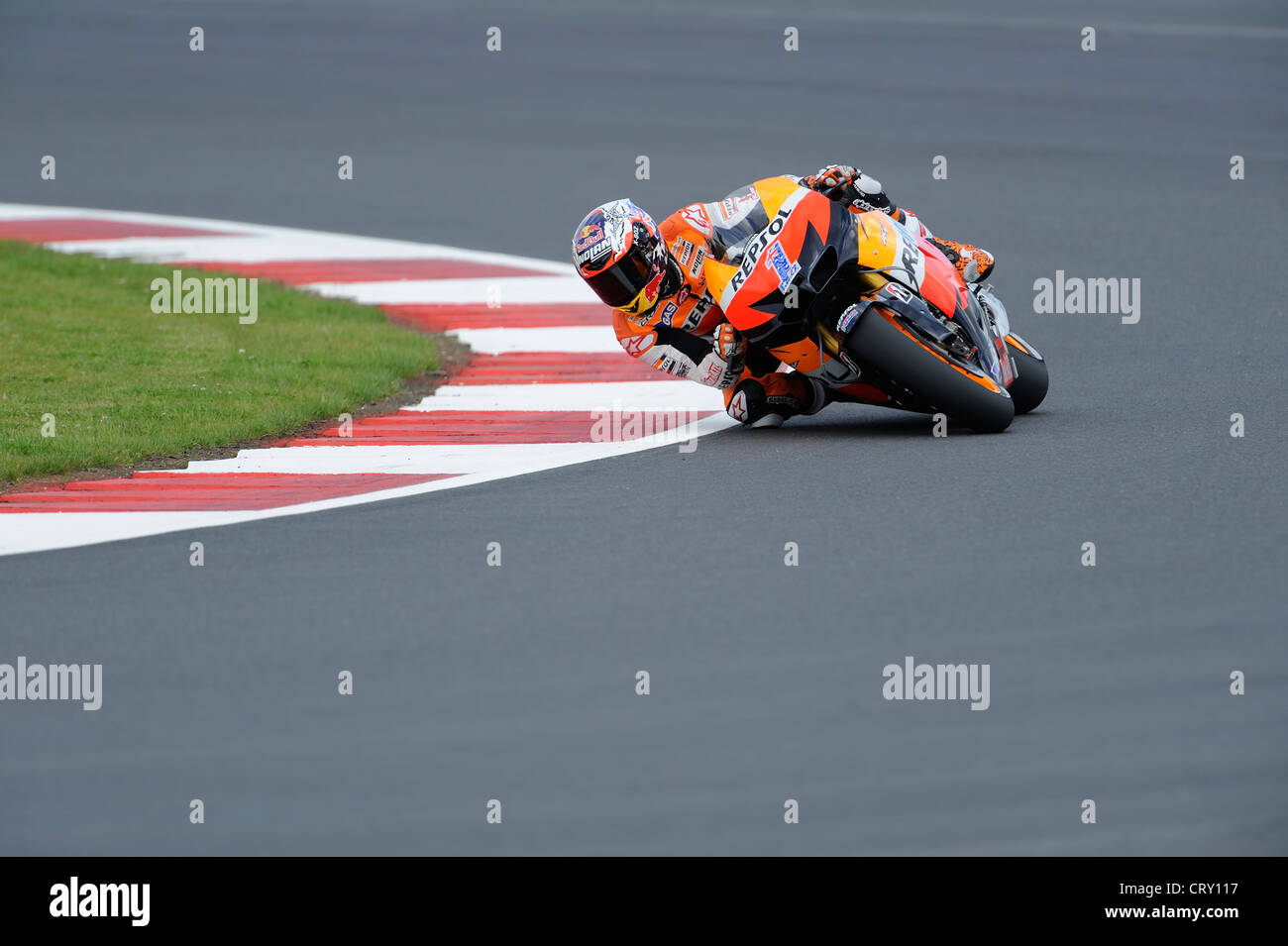 Casey Stoner, moto gp 2012 Banque D'Images