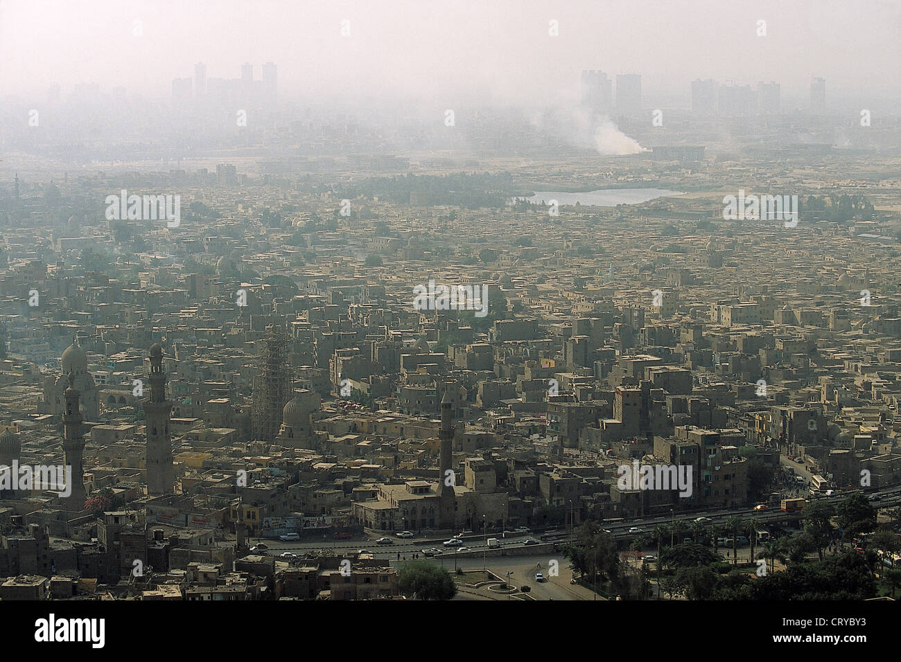 Air pollution cairo Banque de photographies et d’images à haute