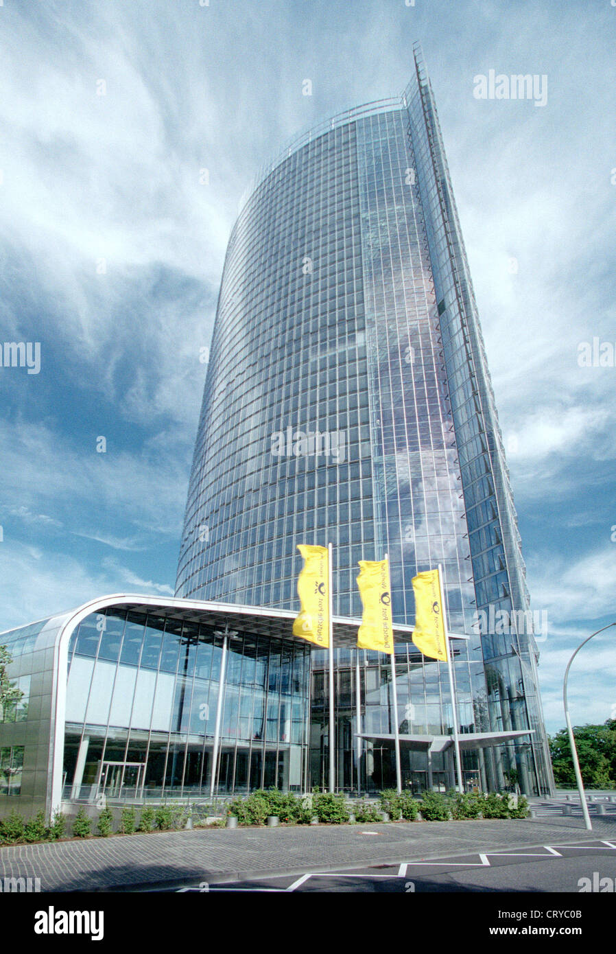 Siège de la Deutsche Post AG à Bonn Banque D'Images