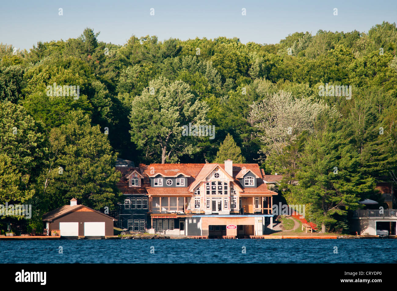 Construction de maison d'été de luxe Banque D'Images