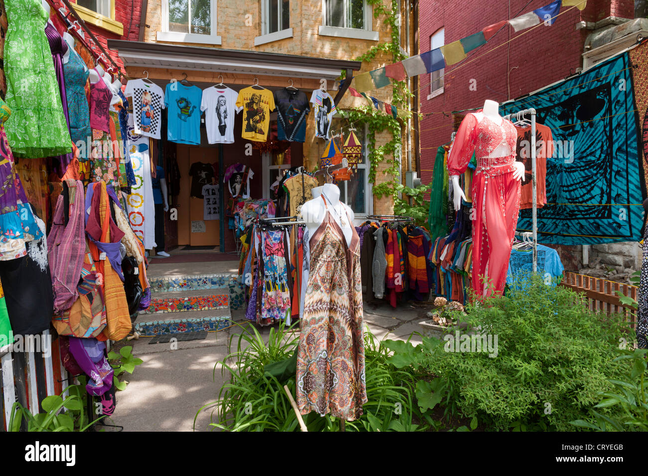 Shop Kensington Market, Toronto Banque D'Images