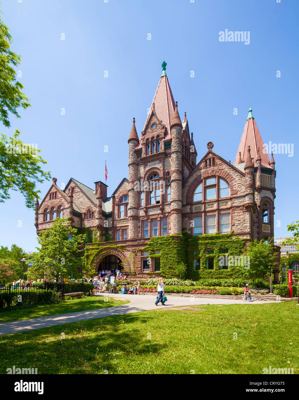 Victoria College Old Vic, Université de Toronto Banque D'Images