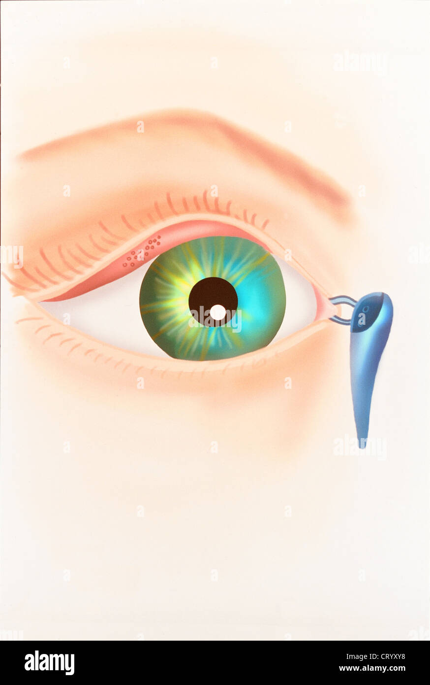 Larme Dessin Photo Stock Alamy