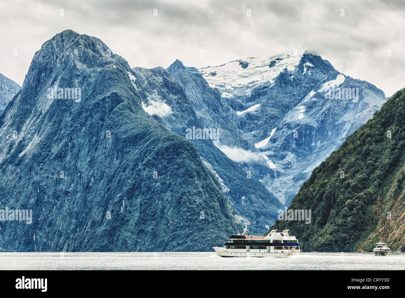 Milford Sound. Fiordland Nouvelle-Zélande Banque D'Images