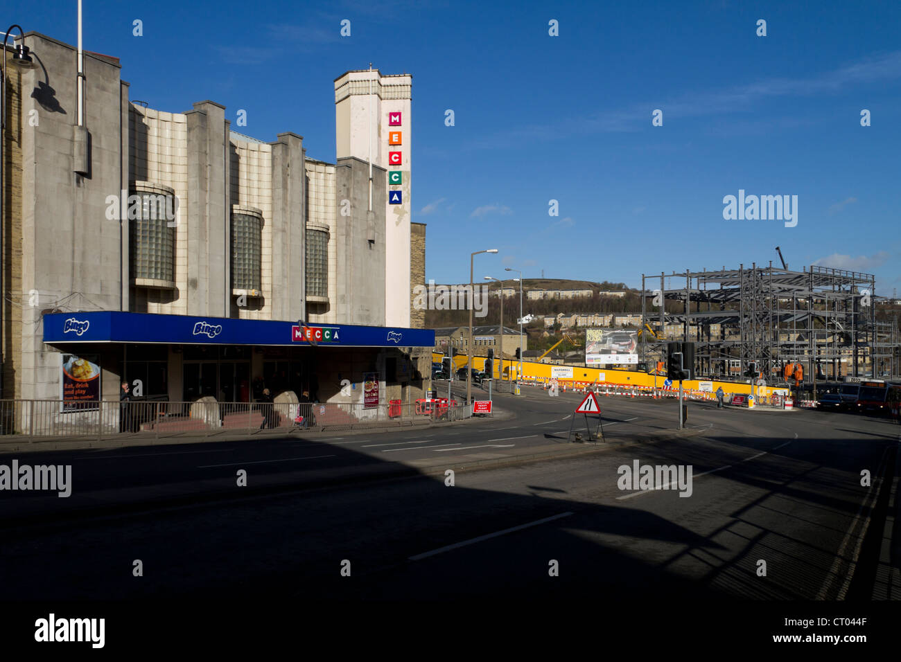 Mecca Bingo Hall, Broad Street, Halifax, West Yorkshire. Autrefois l'Odeon de Halifax. Banque D'Images