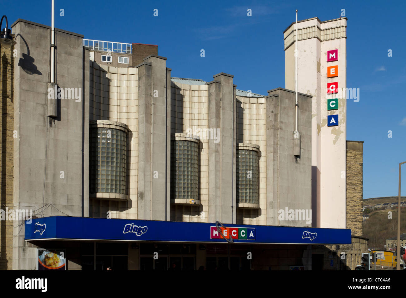 Mecca Bingo Hall, Broad Street, Halifax, West Yorkshire. Autrefois l'Odeon de Halifax. Banque D'Images