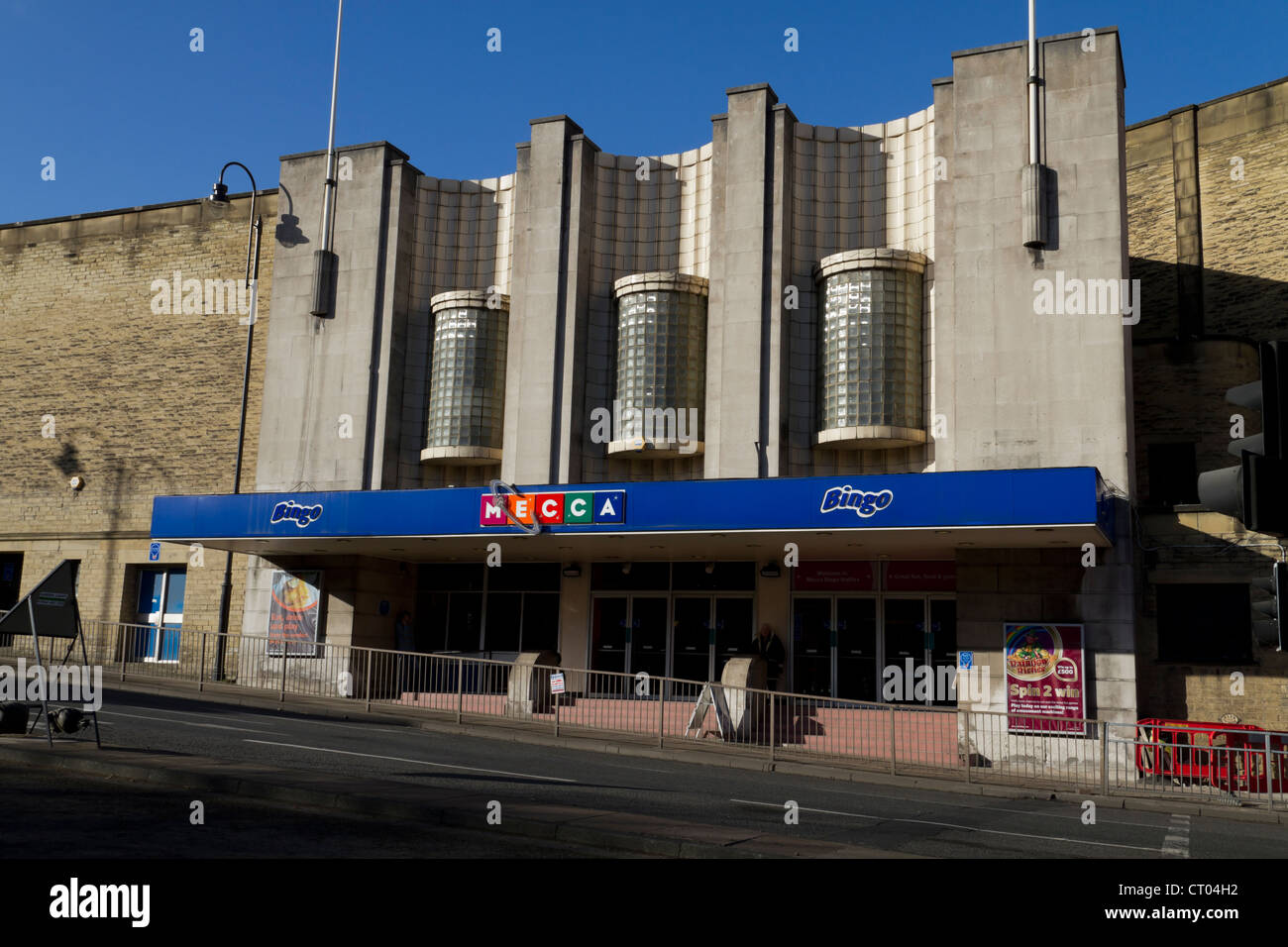 Mecca Bingo Hall, Broad Street, Halifax, West Yorkshire. Autrefois l'Odeon de Halifax. Banque D'Images