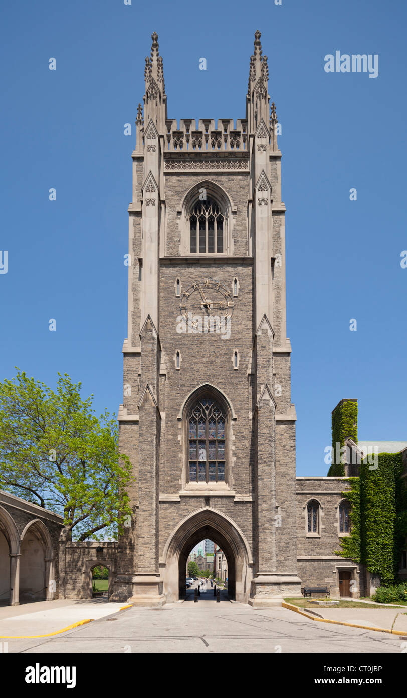 Tour des soldats, Université de Toronto Banque D'Images