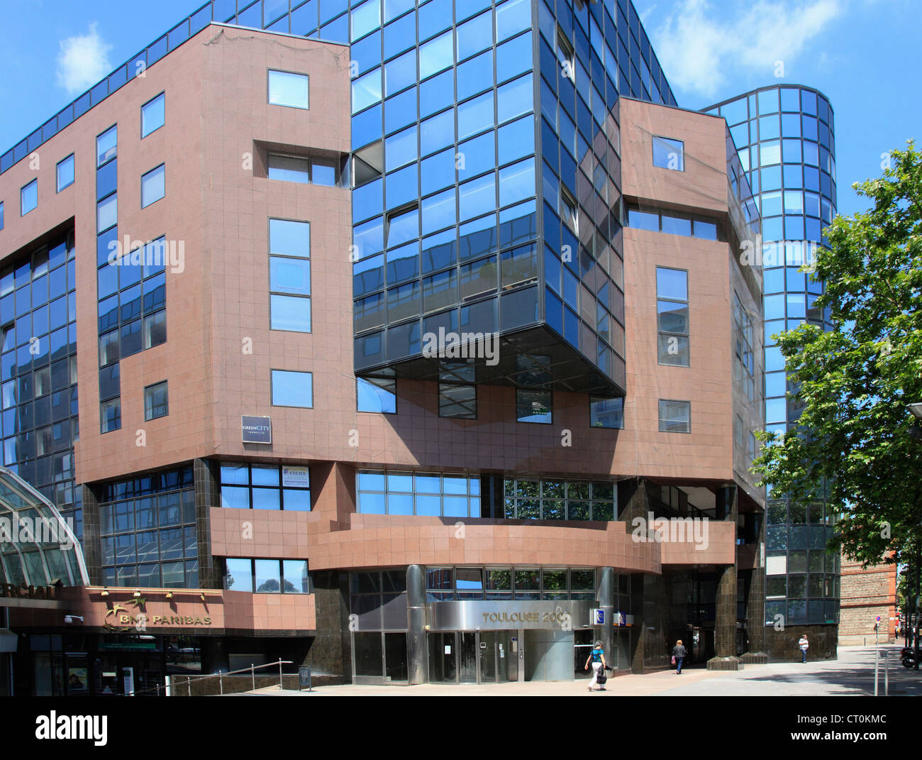 France, Midi-Pyrénées, Toulouse, l'architecture moderne, Banque D'Images