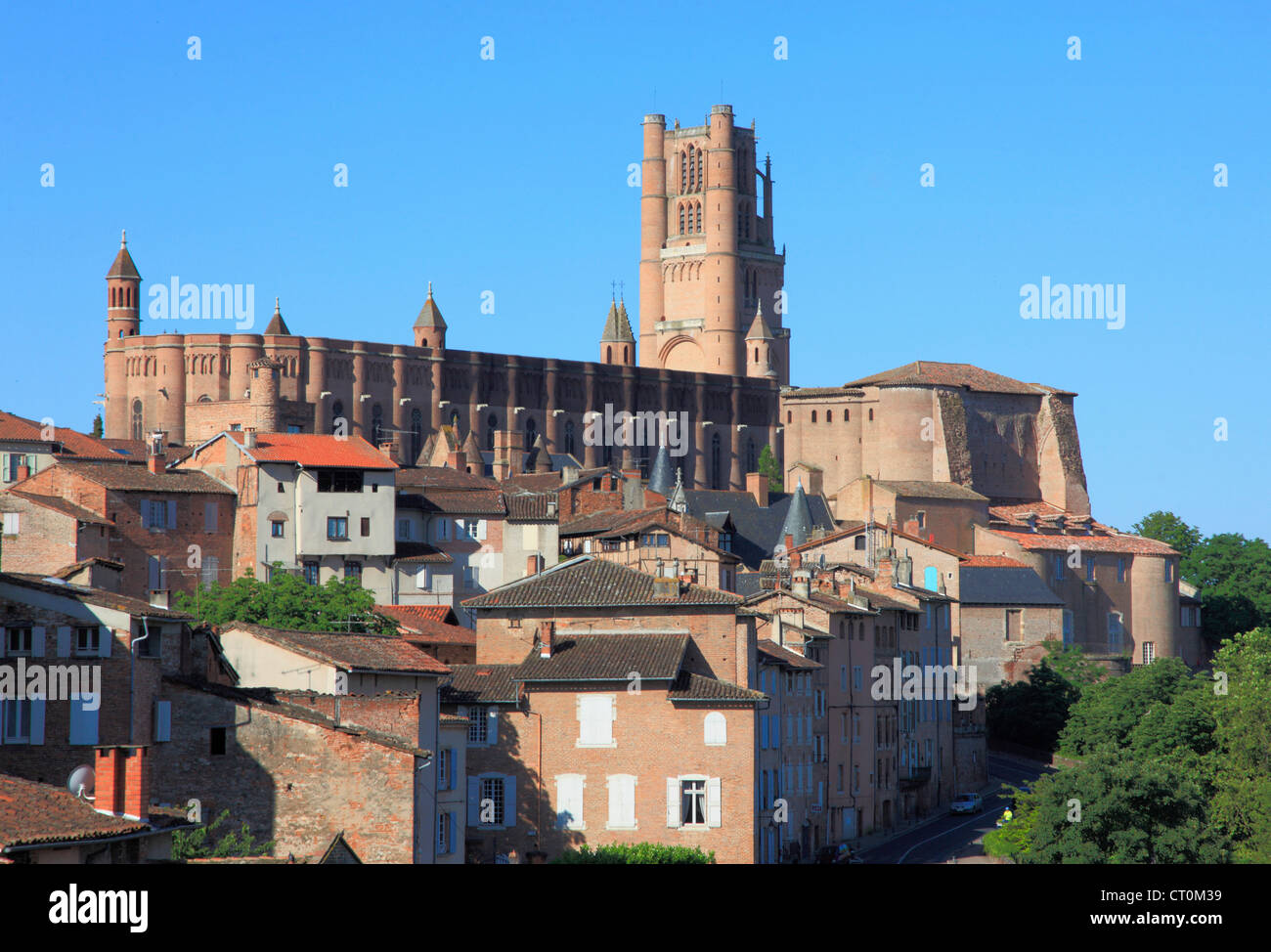 France, Midi-Pyrénées, Albi, Cathédrale Ste-Cécile, cathédrale, Banque D'Images