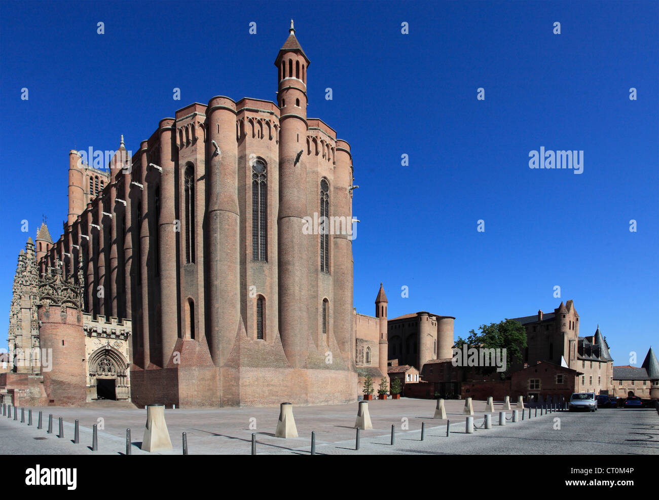 France, Midi-Pyrénées, Albi, Cathédrale Ste-Cécile, cathédrale, Banque D'Images