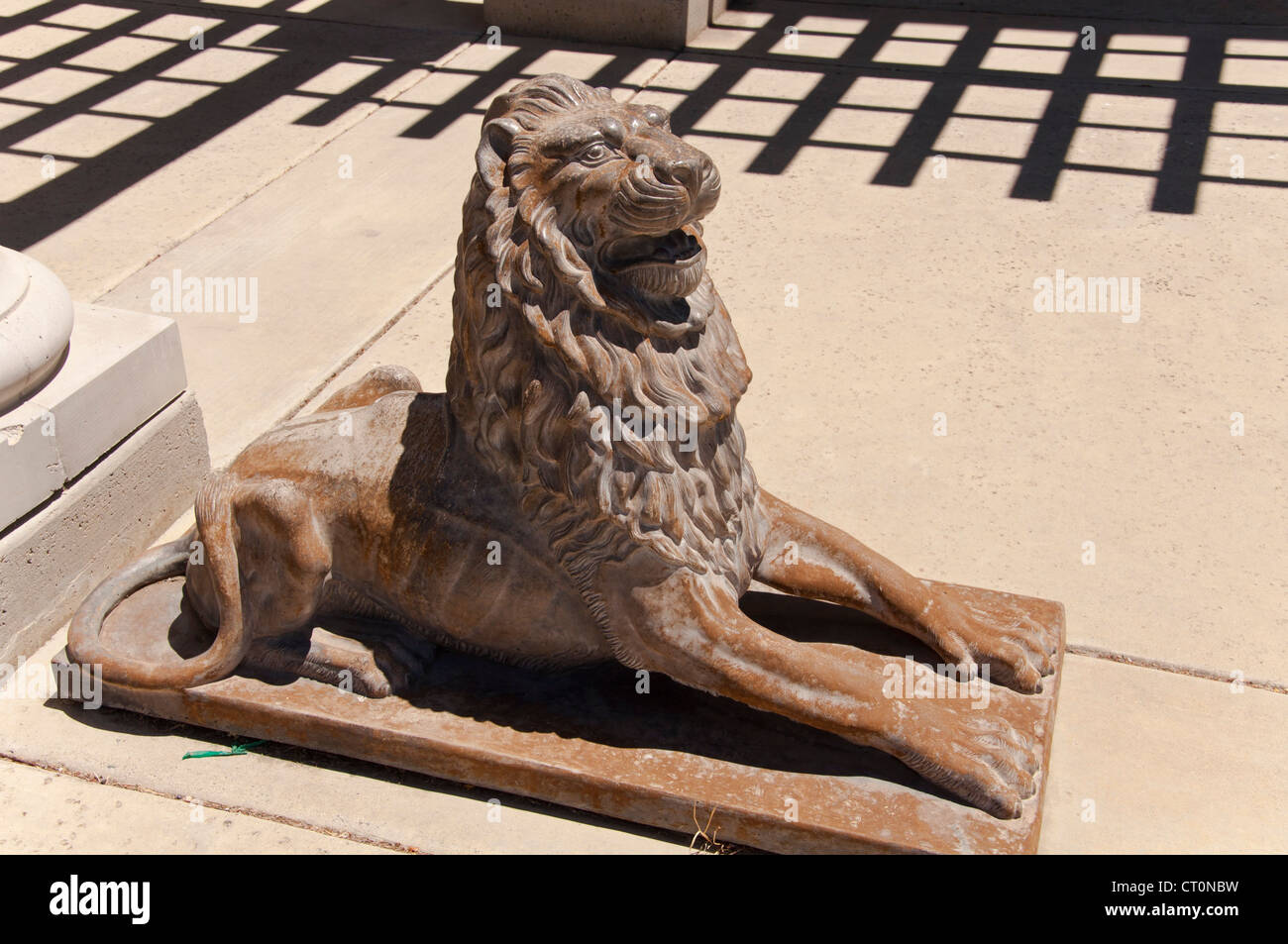 Sculpture du Lion Banque D'Images